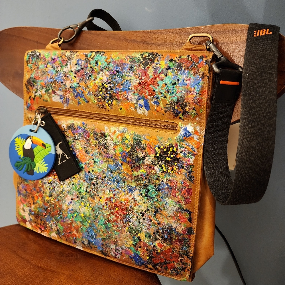 Custom Leather Messenger Bag